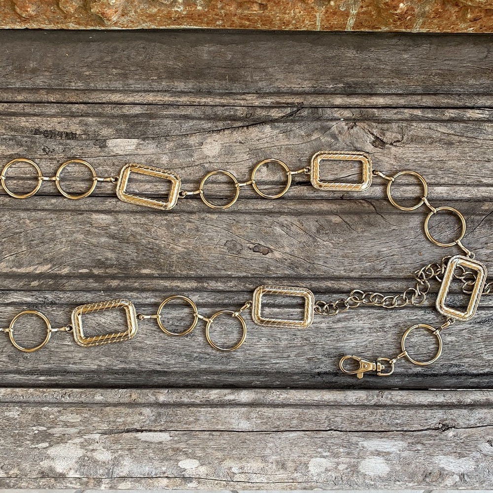 Fun Vintage Silver Belt